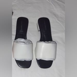 Vince Camuto Women's White Slide Sandals